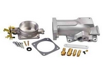 Intake Combo Kit, Upper Plenum/Throttle Body, 70mm, Silver Powdercoat, Alum